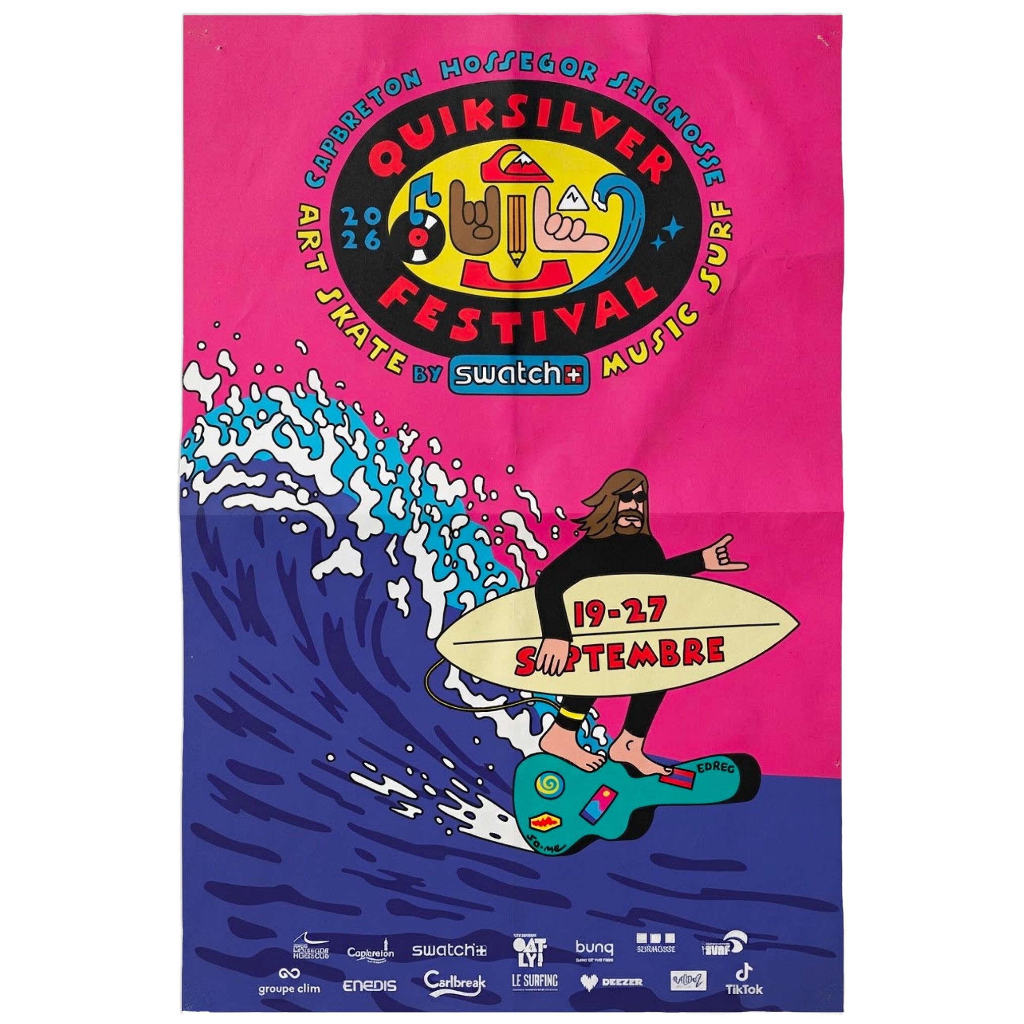 Quiksilver Festival by Swatch 2026 Poster