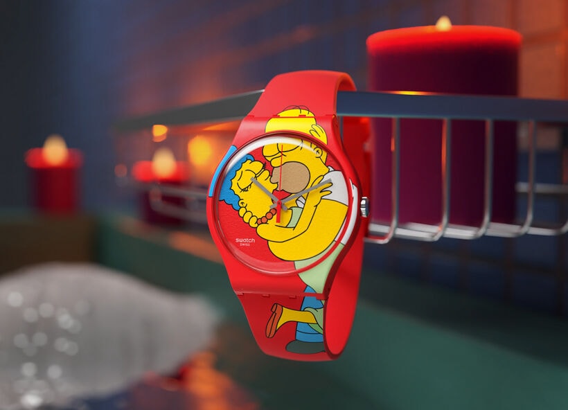Swatch X The Simpsons Valentine's collection