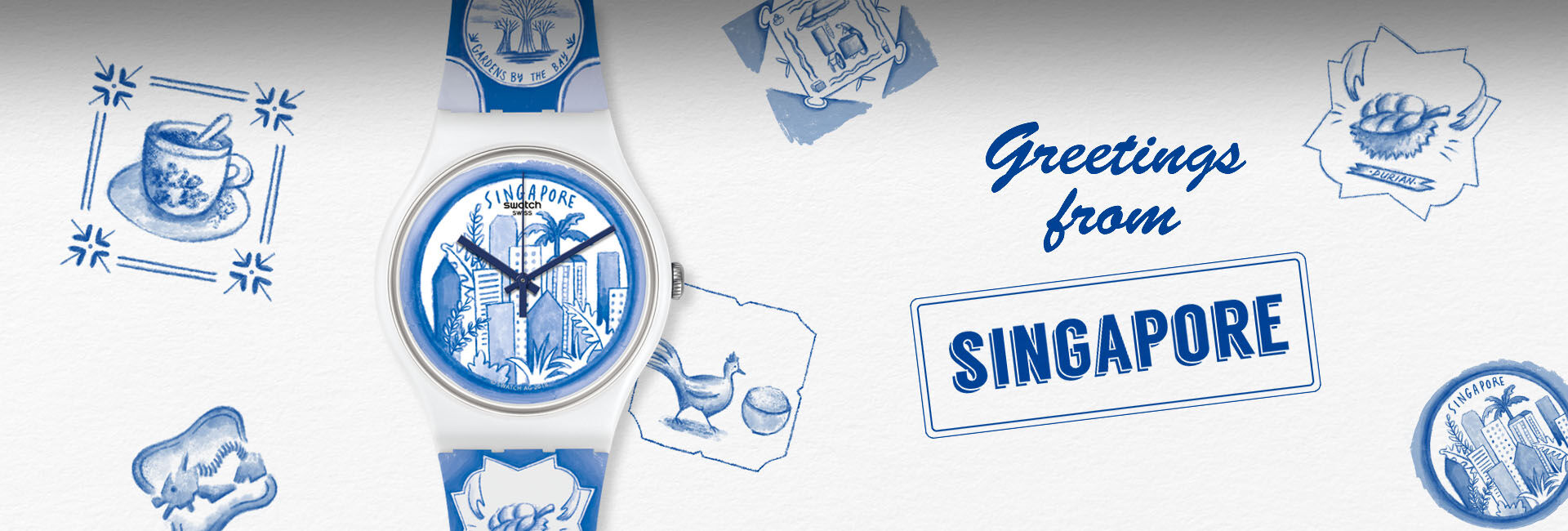 Swatch SINGAPORE TALE A vibrant tribute to Singapore