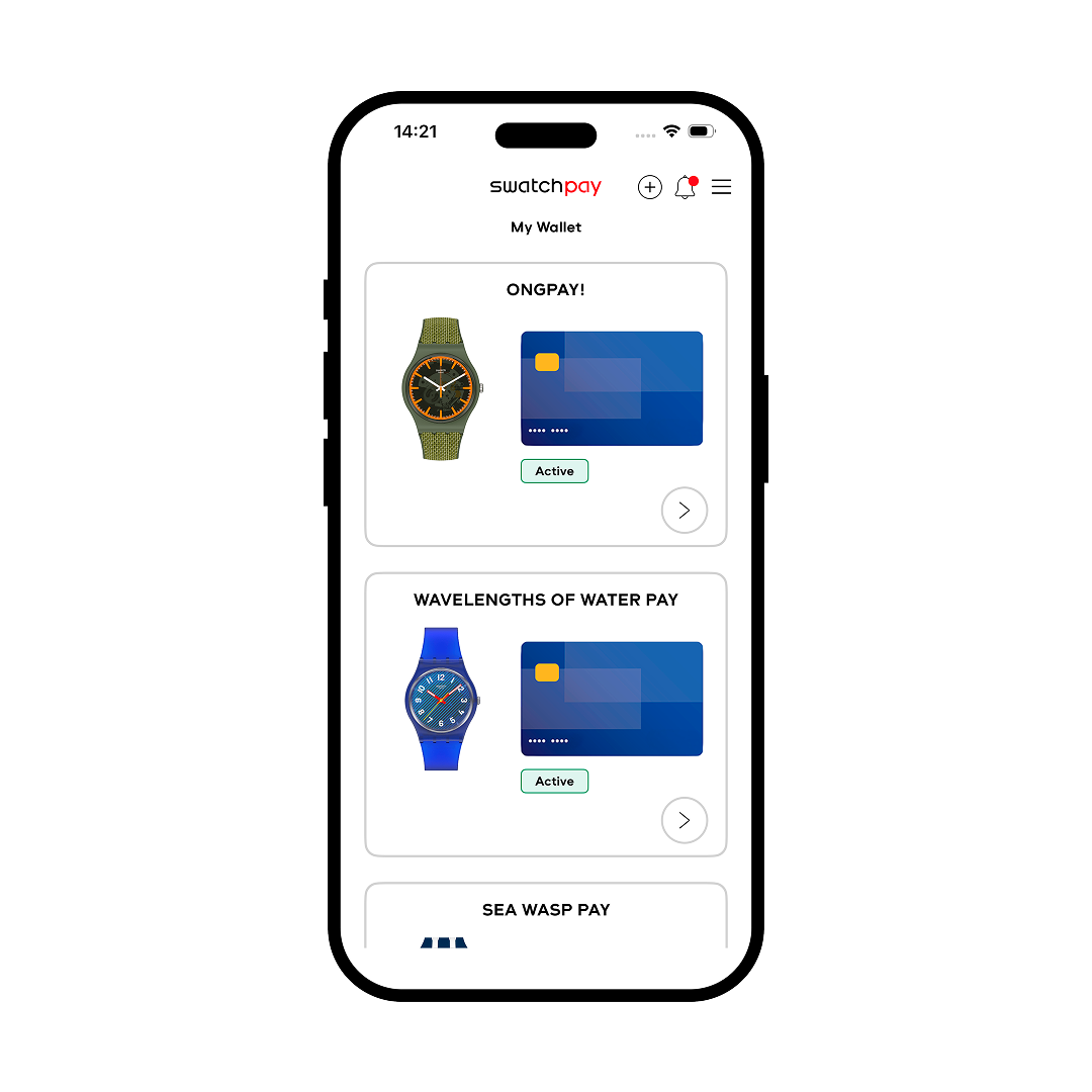 Swatch Pay app