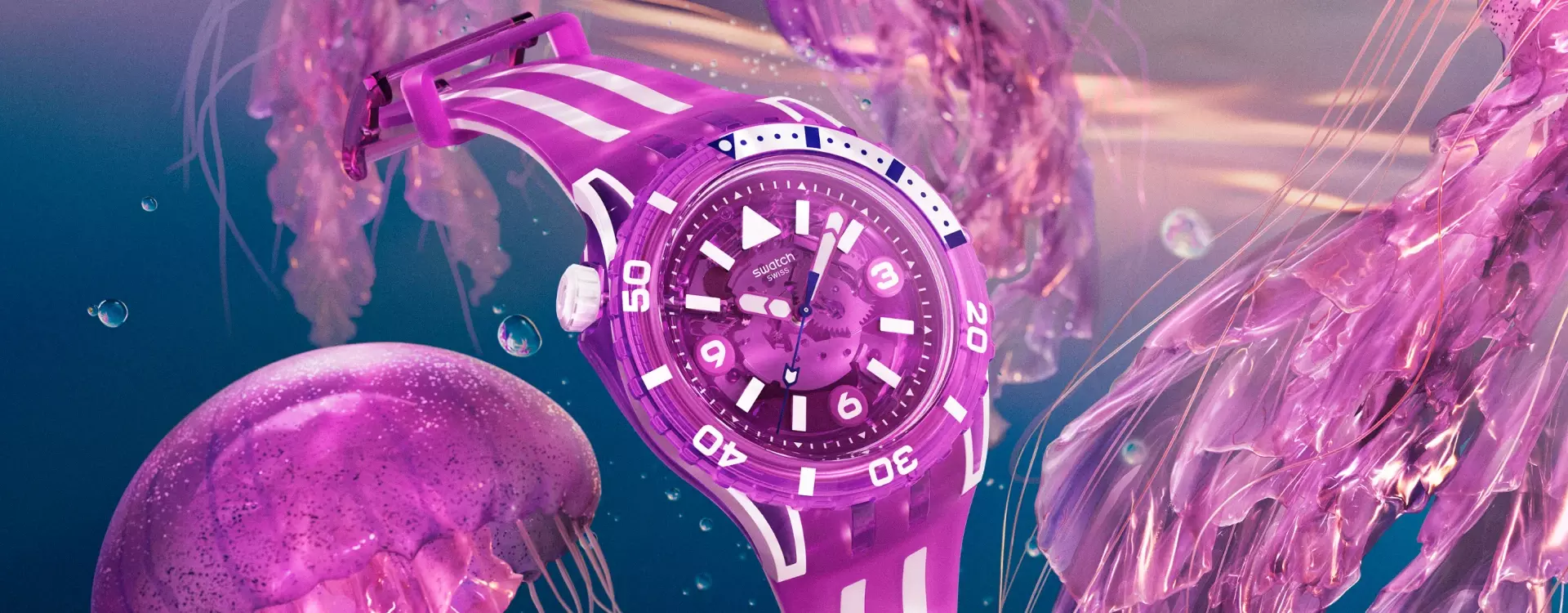 SWATCH SCUBAQUA - SSCU09P100	FLOWER HAT