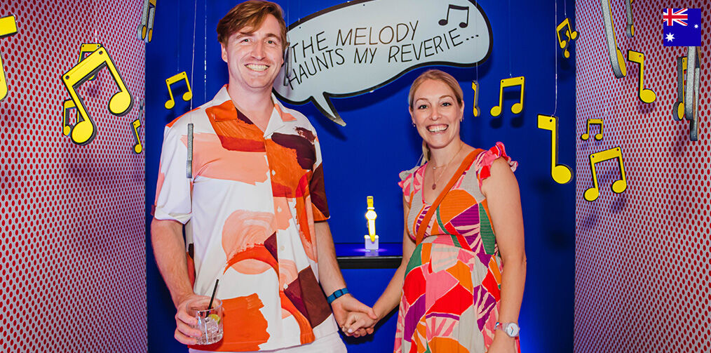 Portrait of two people