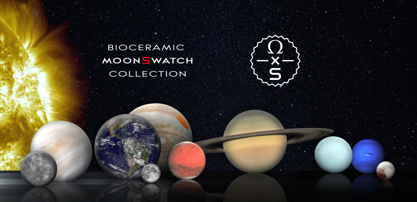 Swatch X Omega to the Planets with the BIOCERAMIC MOONSWATCH 