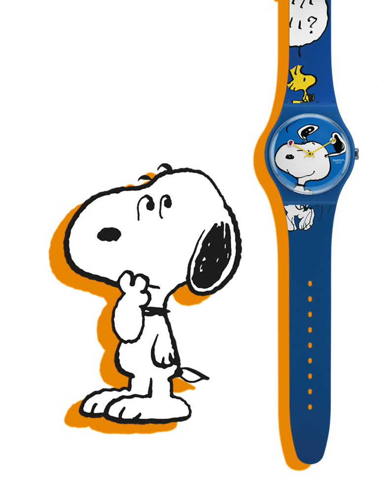 Peanuts Snoopy Uhr Wanduhr 330x40mm 