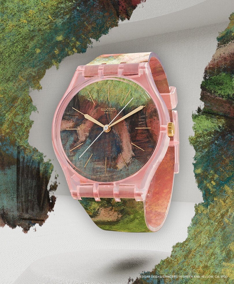 Edgar Degas - Dancers in Green and Yellow