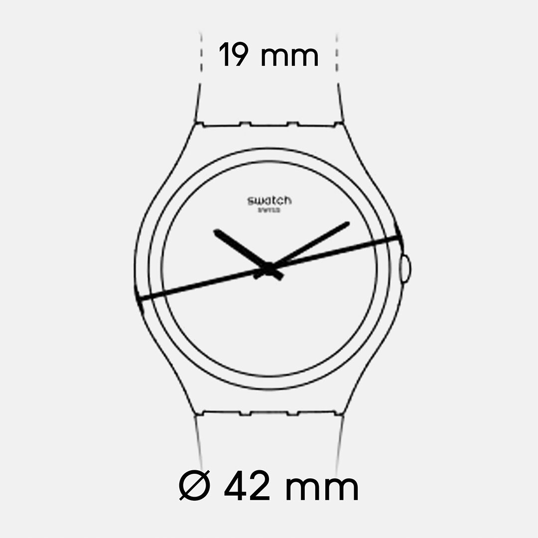 Swatch long strap watch price deals
