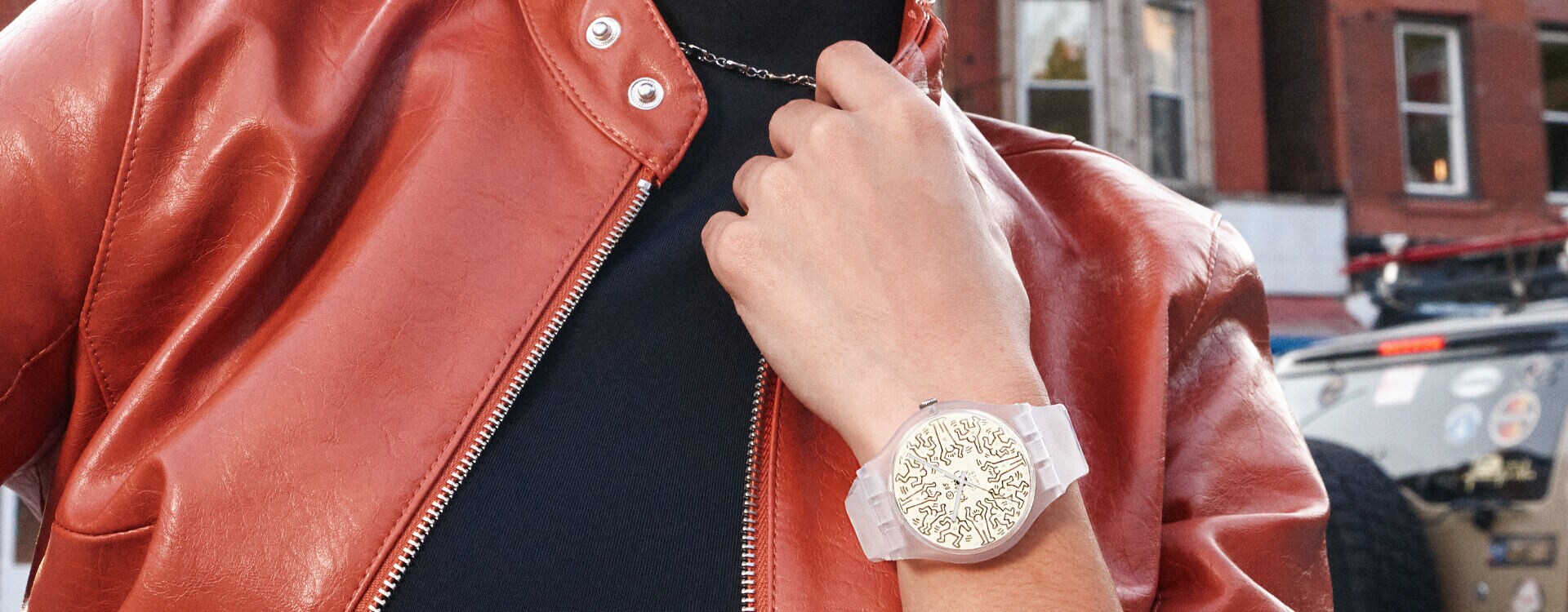 Transparent watches Swatch Canada