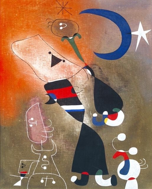 MIRO’S WOMEN & BIRD IN THE MOONLIGHT