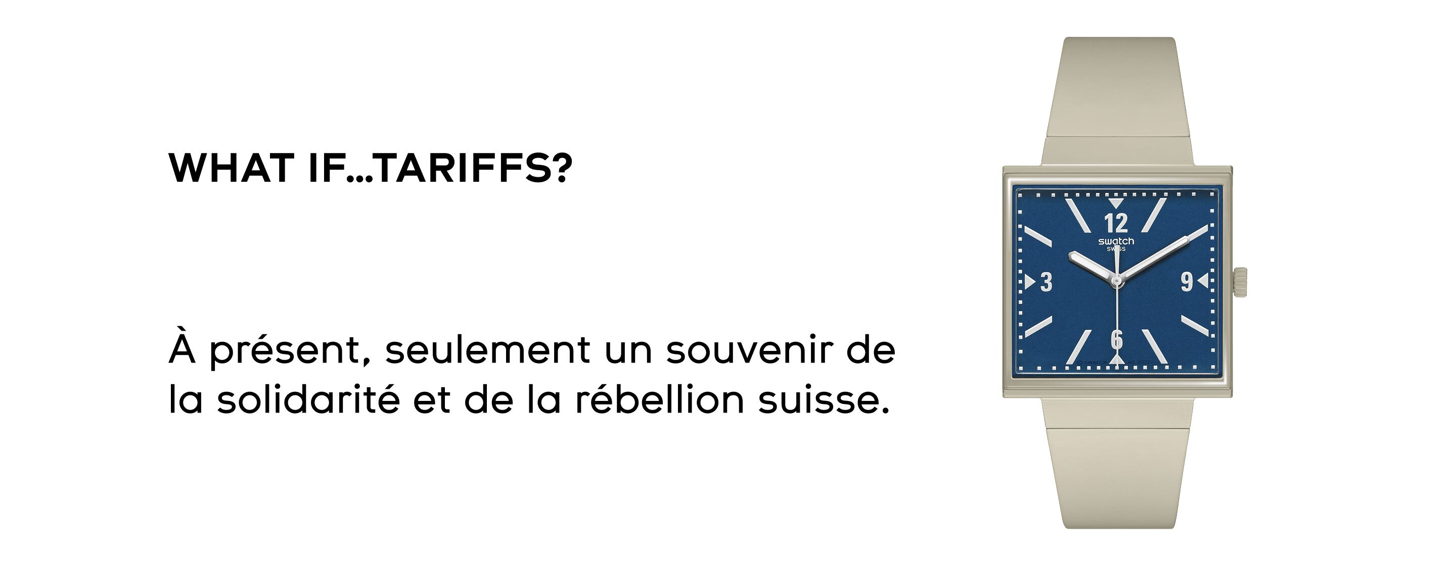 WHAT IF...TARIFFS? - SO34Z106