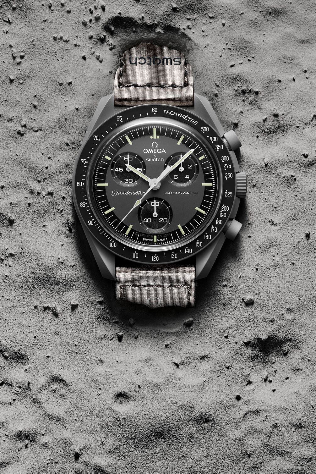 極美品 OMEGA x Swatch MoonSwatch グレー クロノグラフ OMEGA X Swatch - Bioceramic MoonSwatch Collection | Swatch