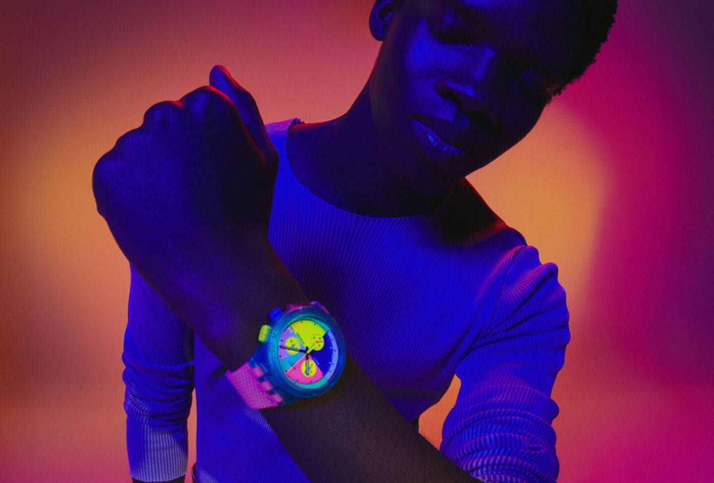 Swatch made in top