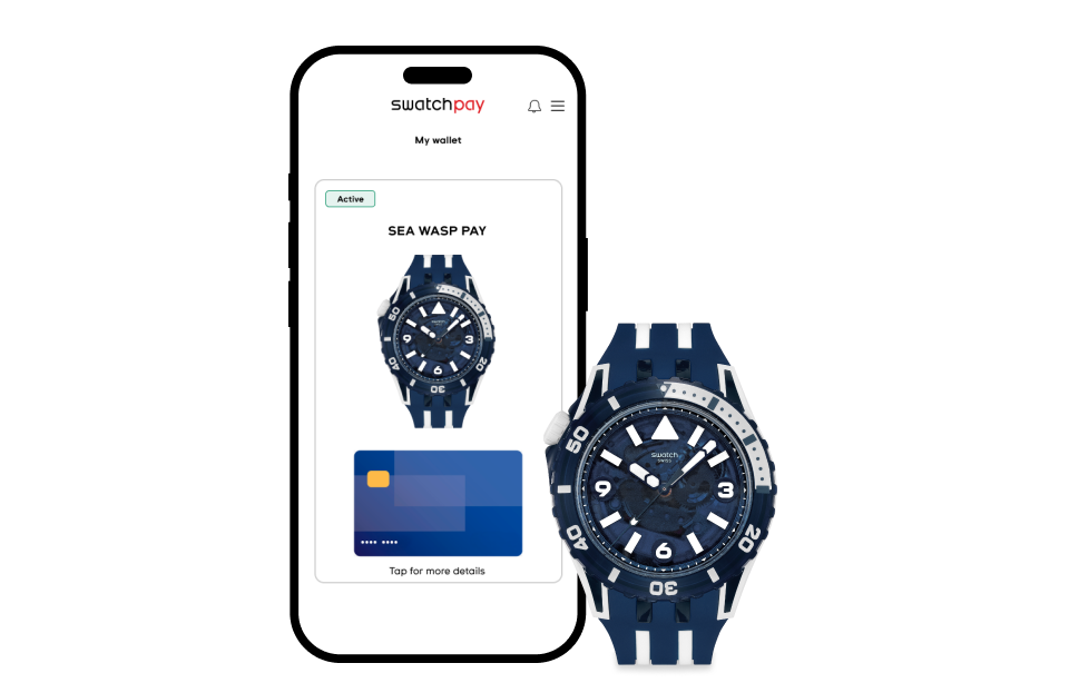 Curve card payment provider in Swatch Pay App