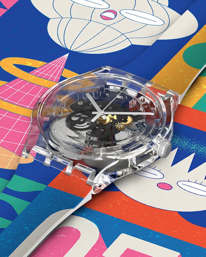 Swatch personnalisée clearance