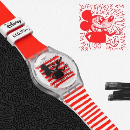 mickey mouse x keith haring collection by swatch