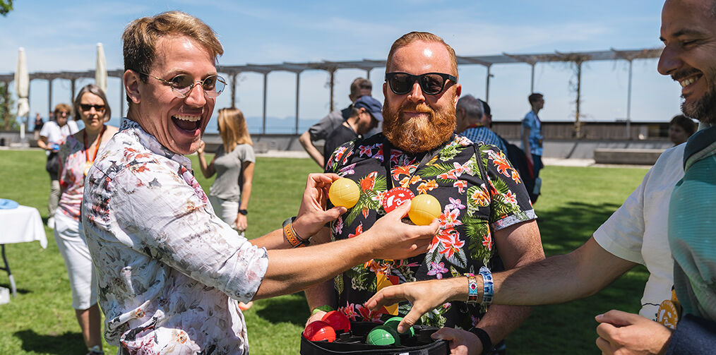 Club member during game