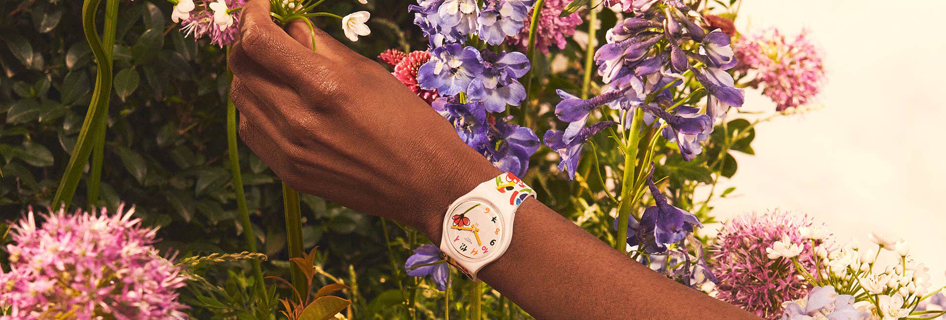 Swatch sale watch flower
