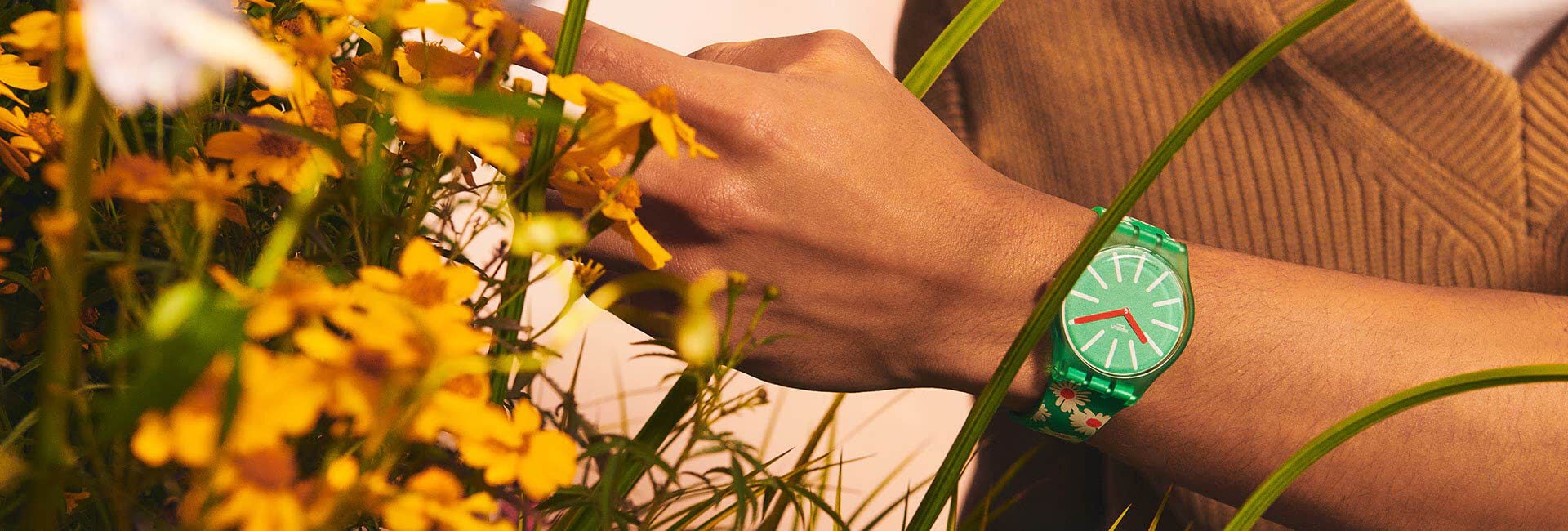 Reloj swatch flores top