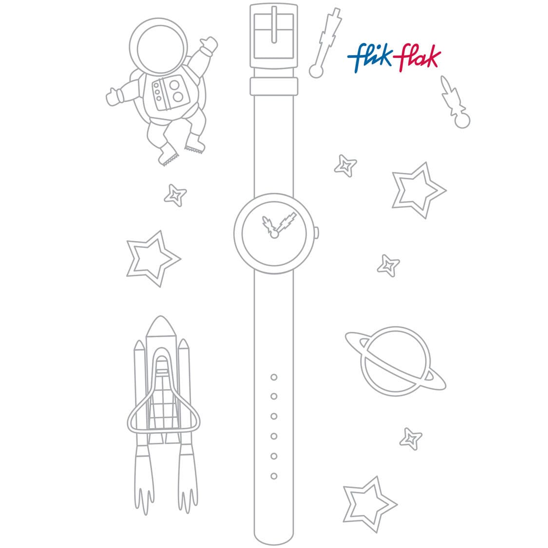 Coloring Sheet Space