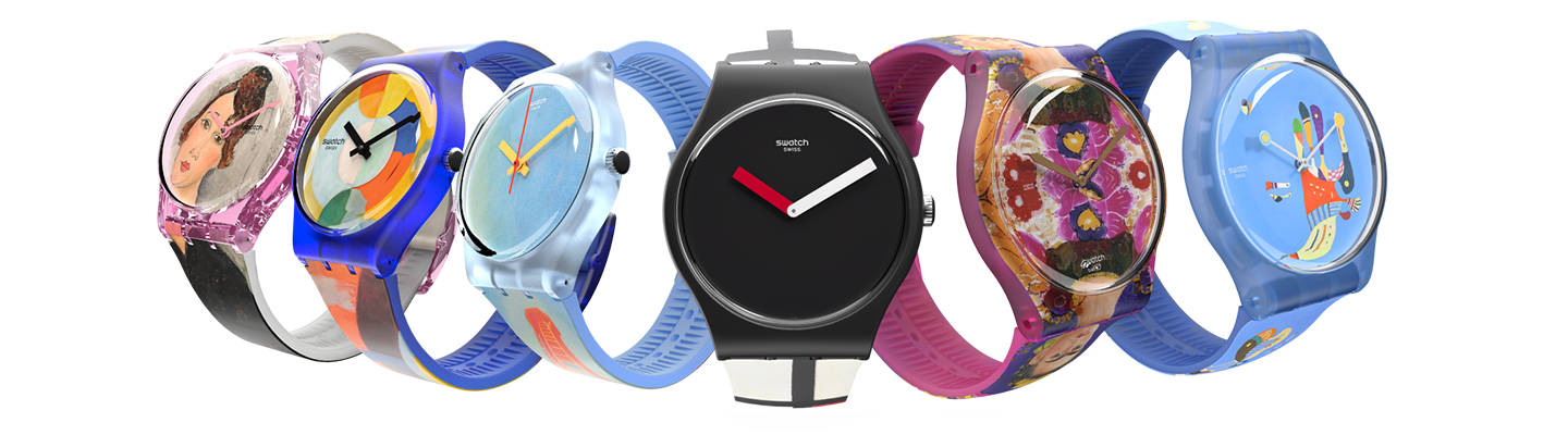 Combo of all watches from the Pompidou collection
