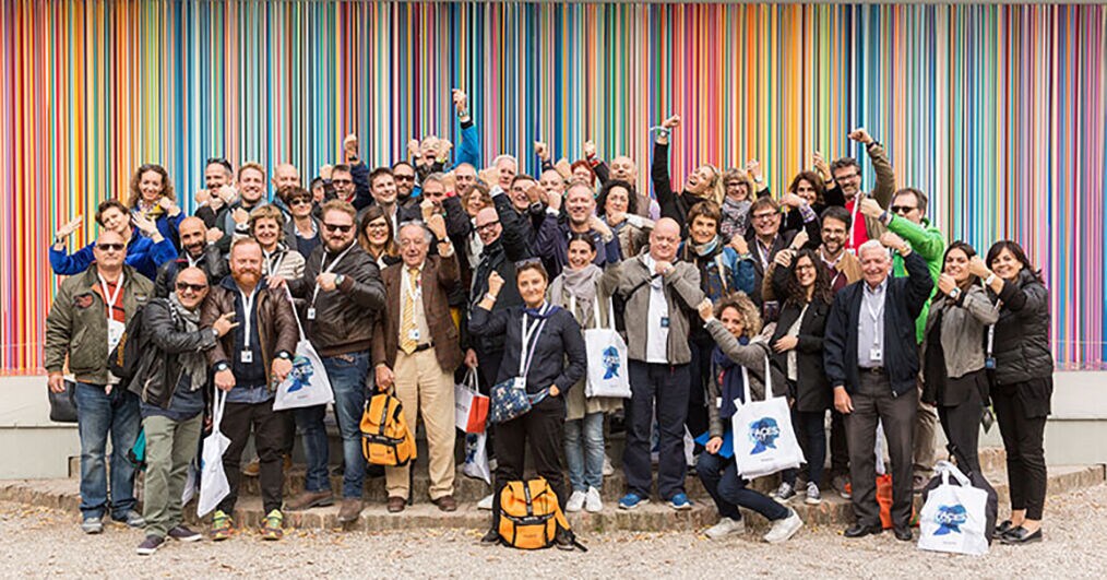 Club members group picture