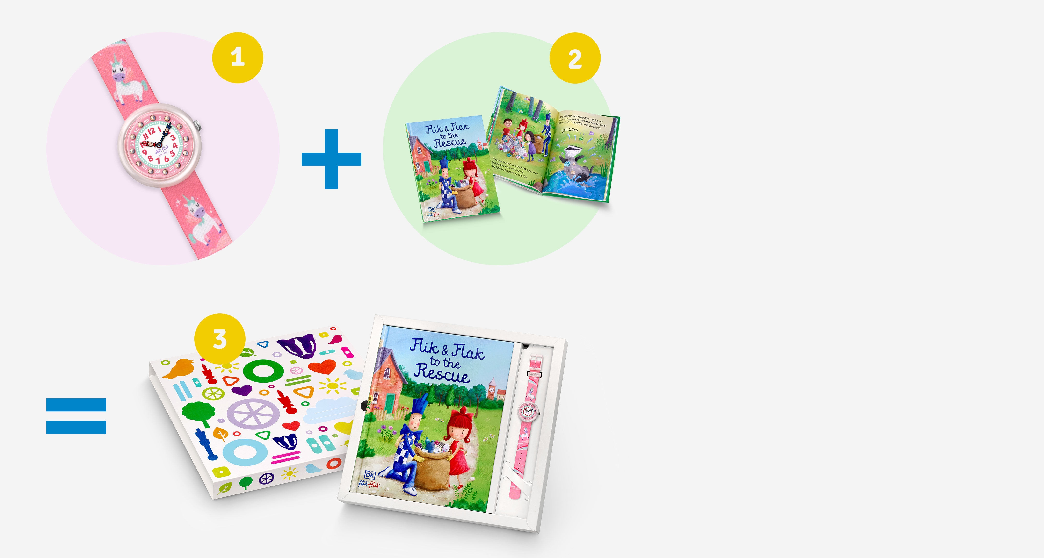 Flik Flak storybook purchase process