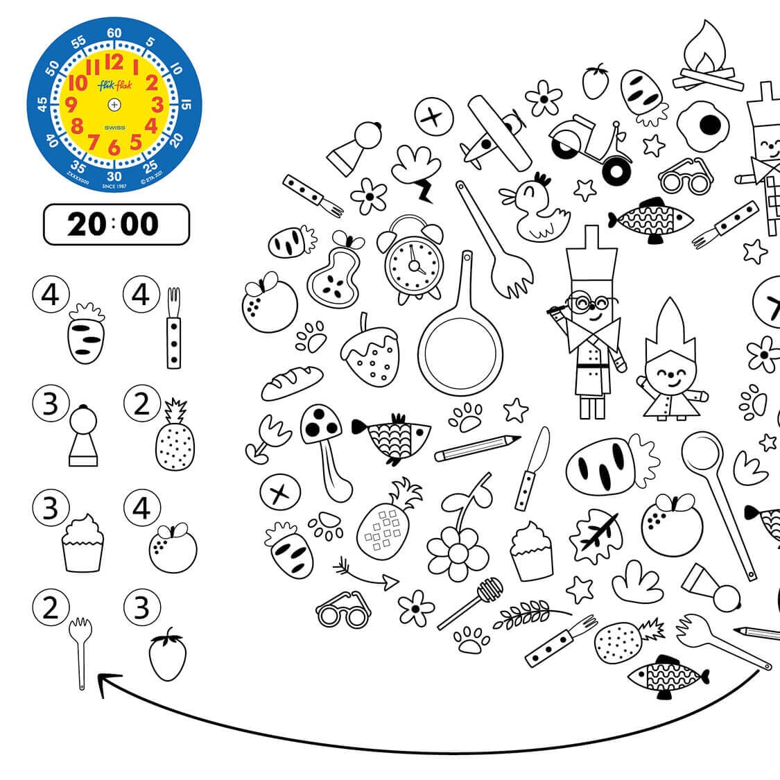 Coloring Sheet objects