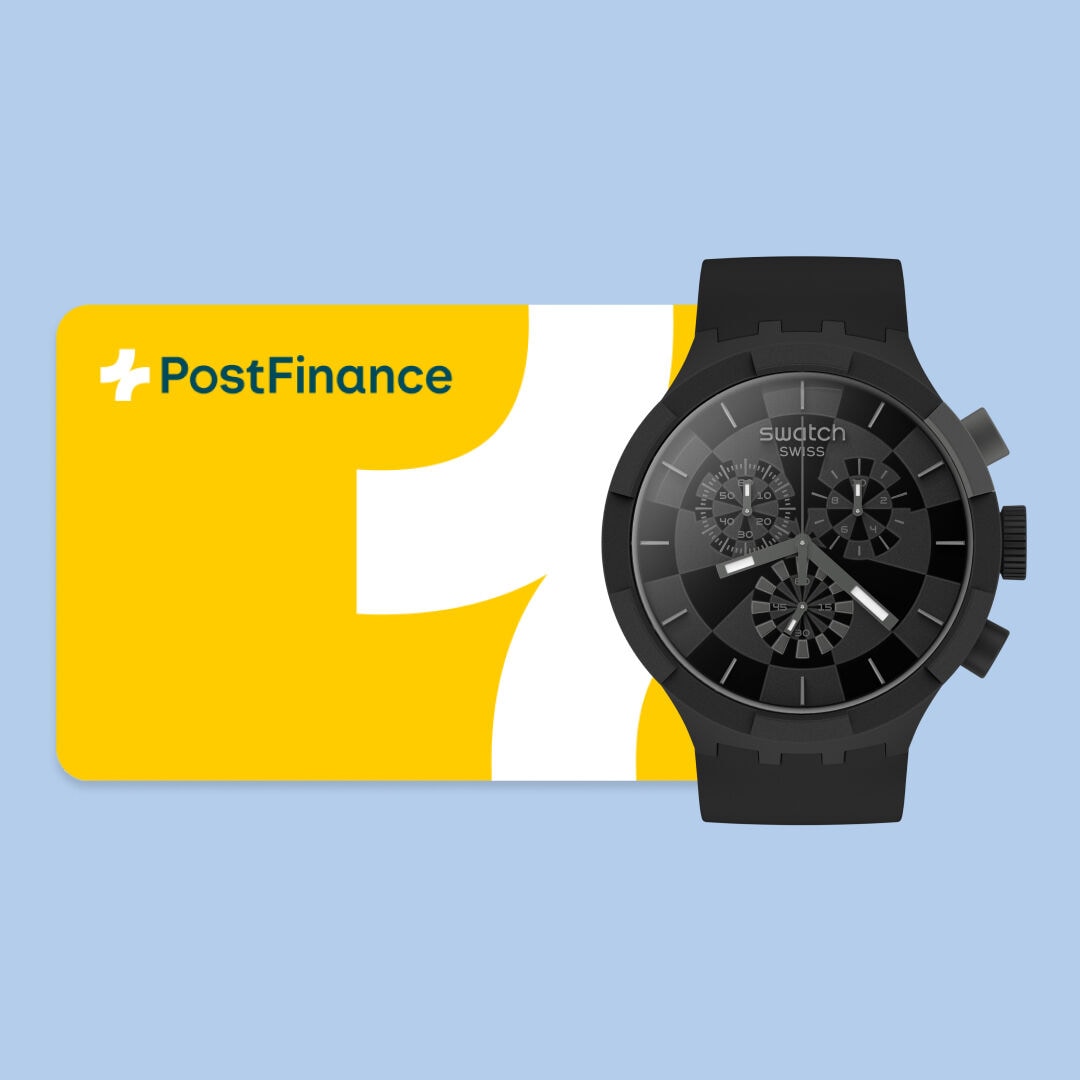 SwtachPAY! with PostFinance card