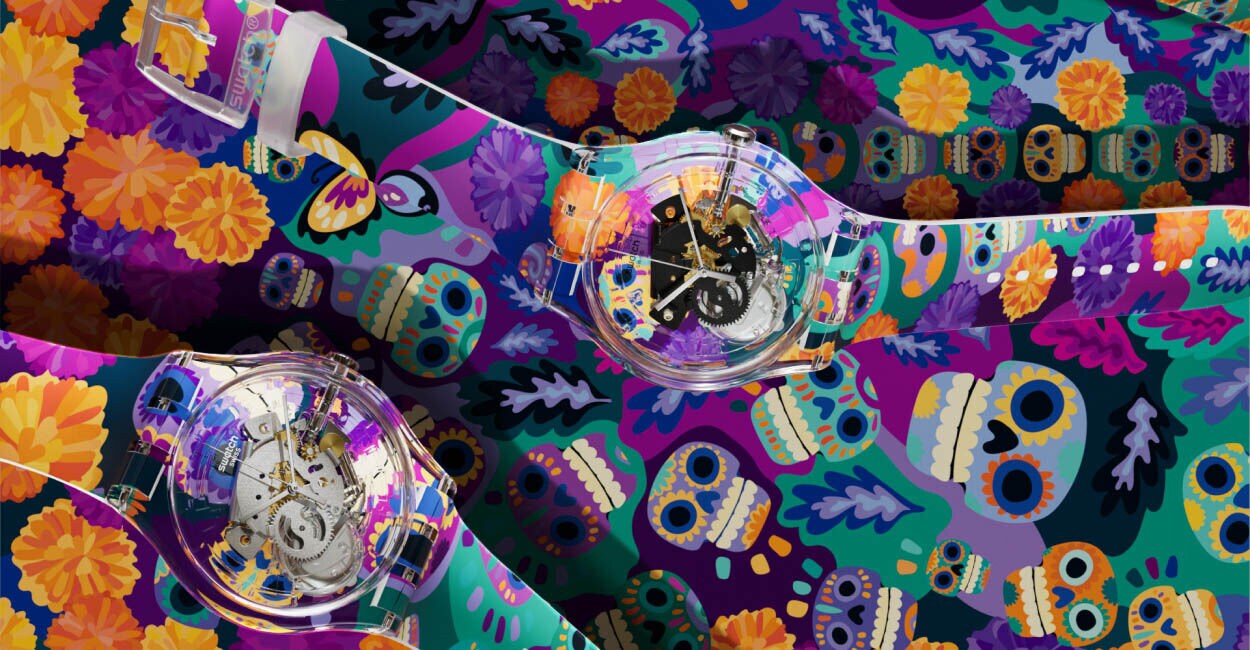 SXY Visual of Dia de los Muertos canvas