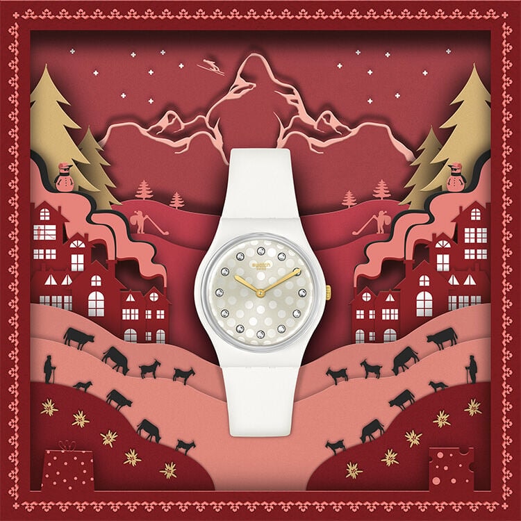 Swatch on sale christmas watch