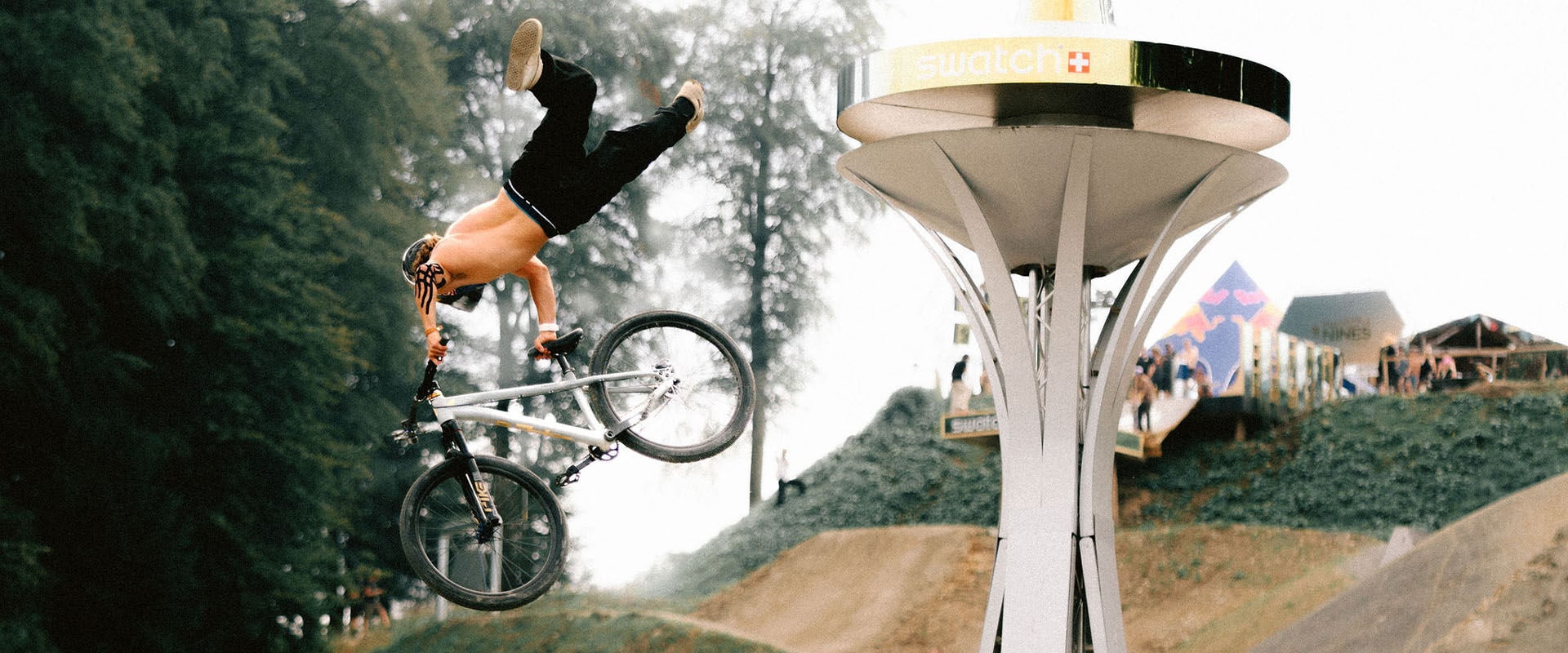 Erik Fedko pulling off a crazy jump at Swatch Nines