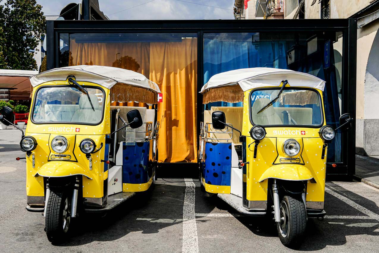 The Swatch Tuk-Tuks