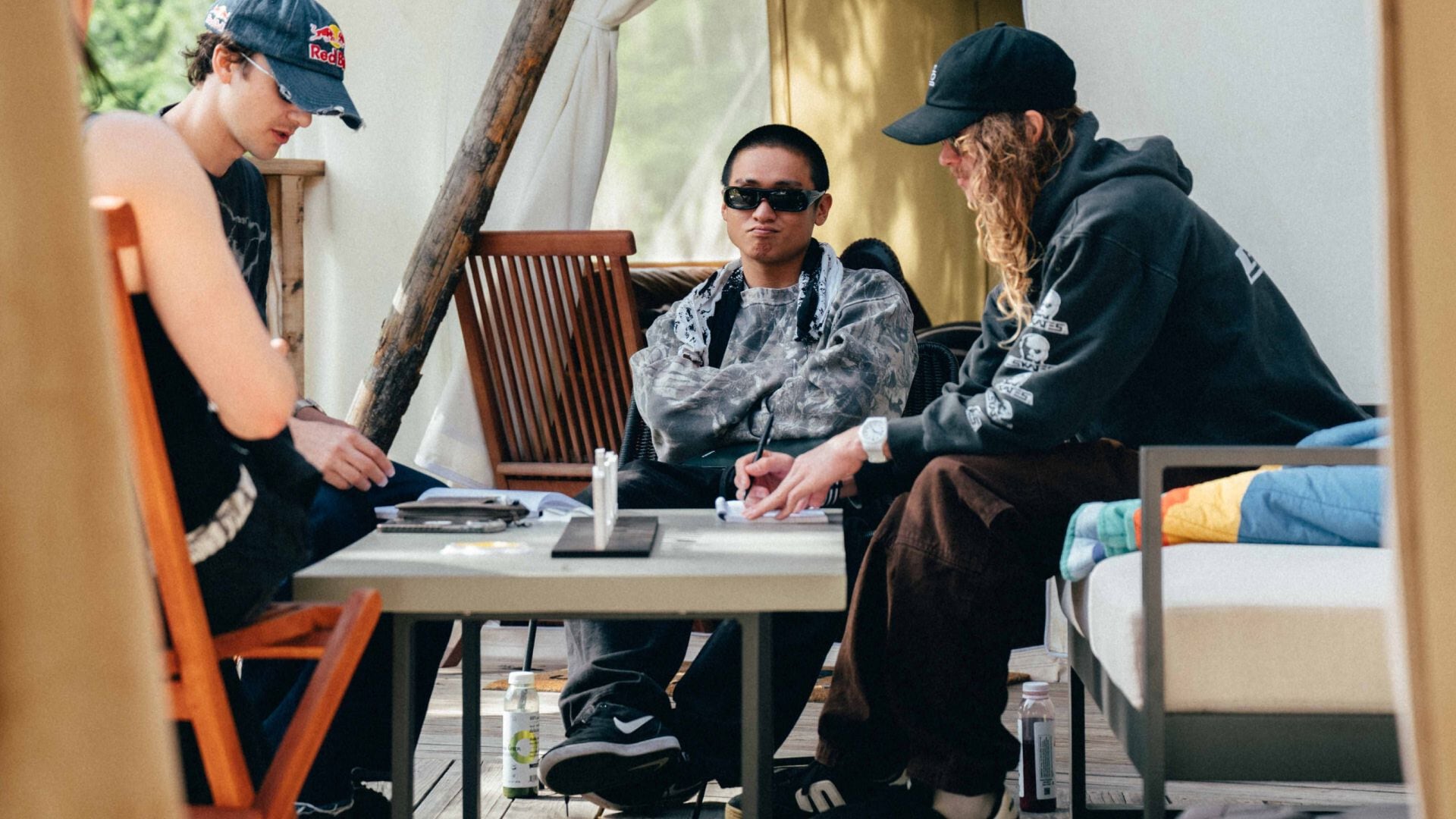 Jesper Tj&auml;der, Kaishu Hirano and Andy Anderson