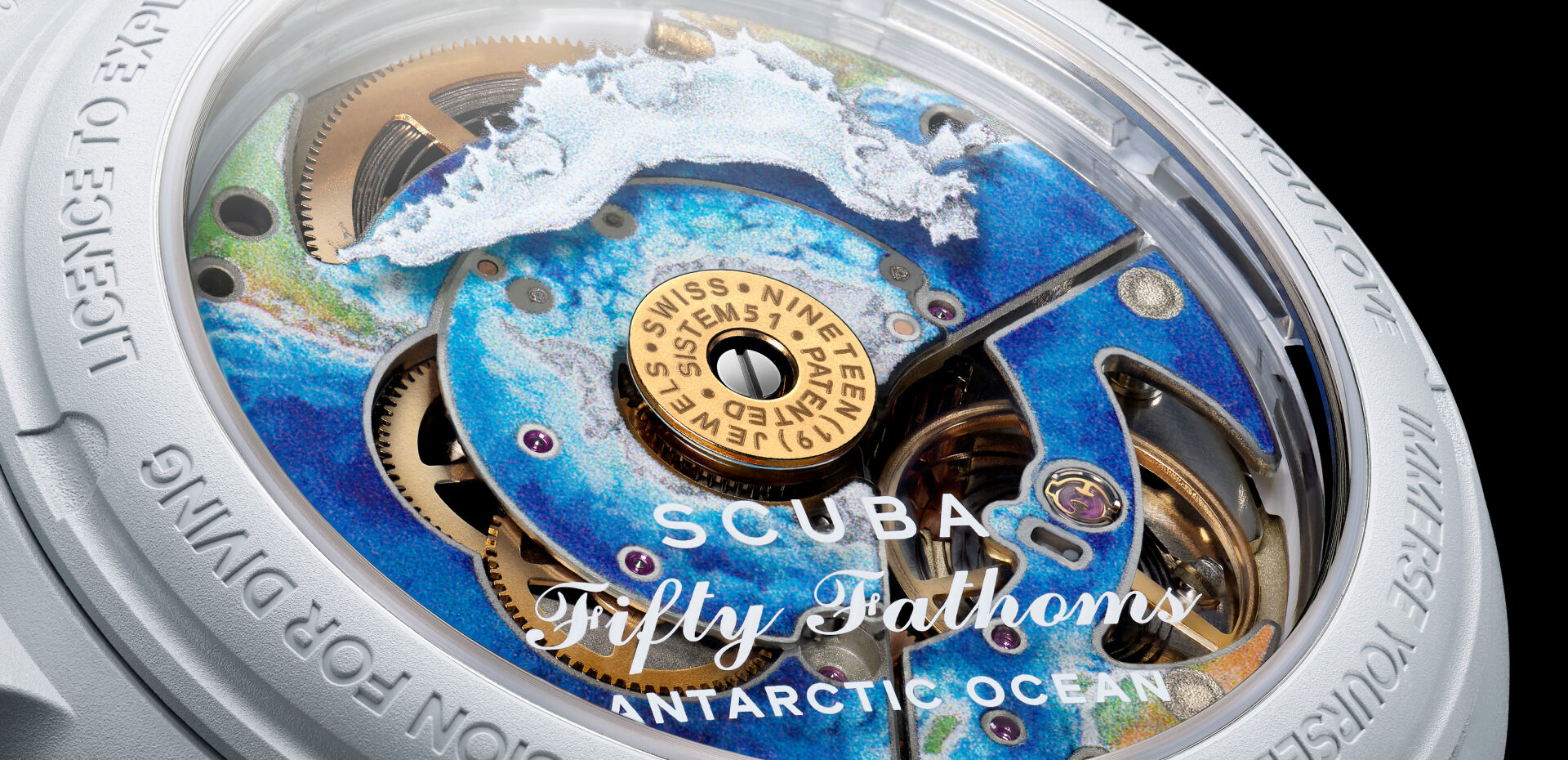 ANTARCTIC OCEAN Bioceramic Scuba Fifty Fathoms Collection