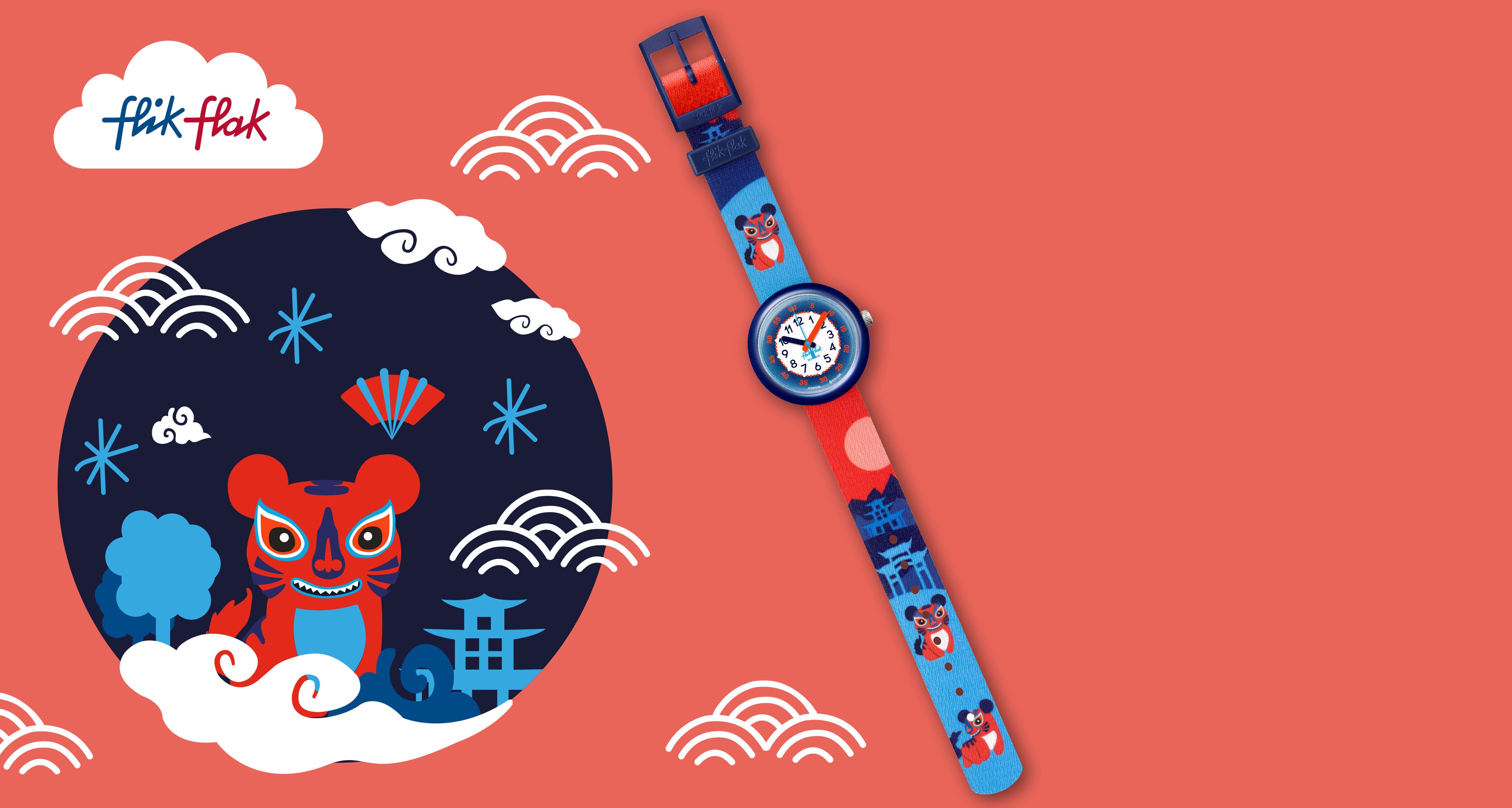 Flik Flak watch for Chinese New Year