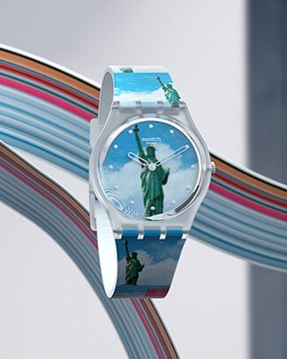 New york by tadanori yokoo, the watch
