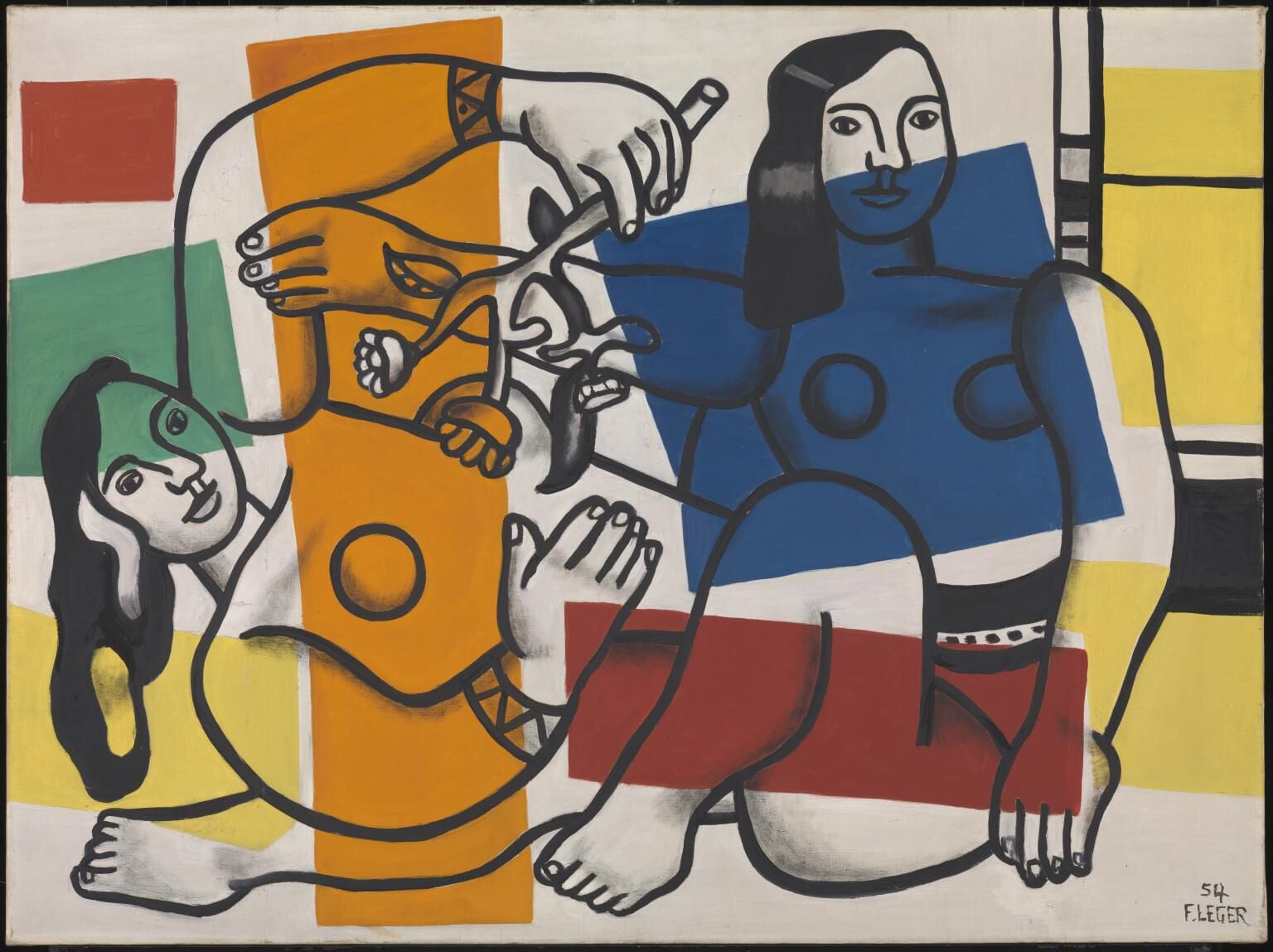 LEGER’S TWO WOMEN HOLDING FLOWERS