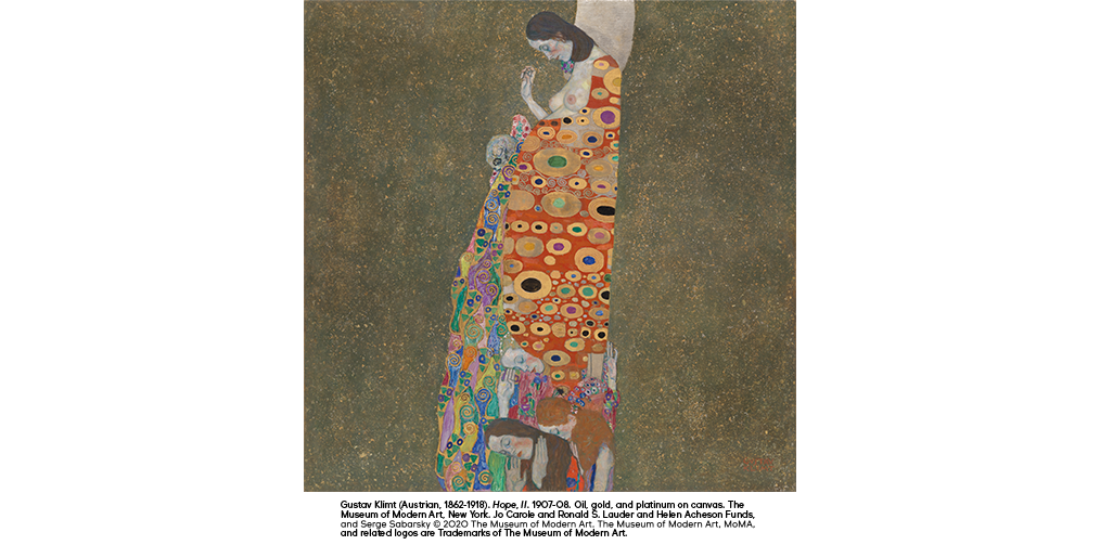 Hope, II (1907-1908) by Gustav Klimt