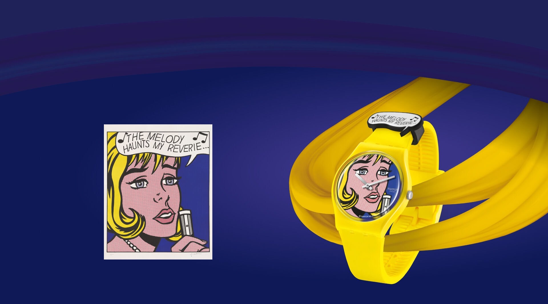 GIRL BY ROY LICHTENSTEIN, THE WATCH