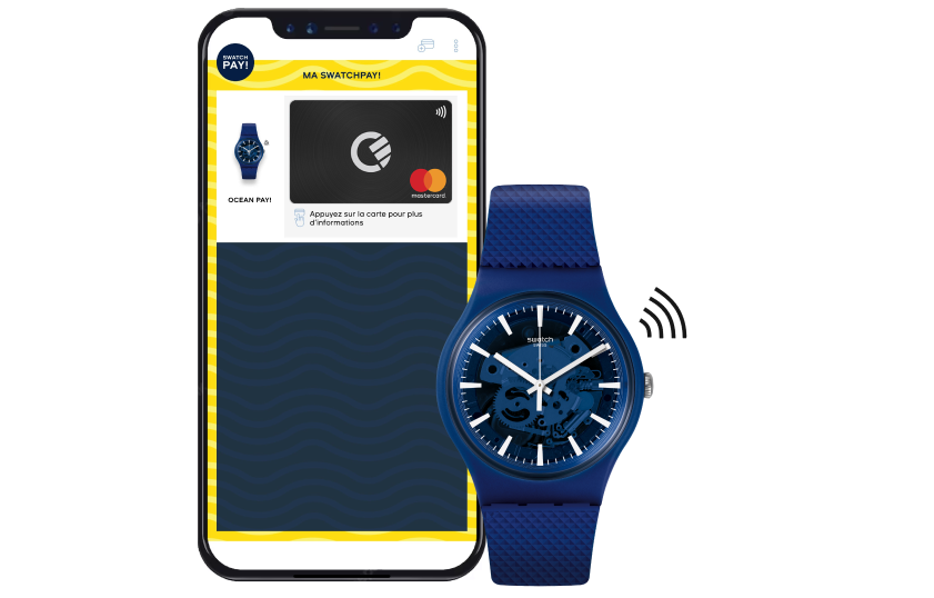 Curve card payment provider in SwatchPAY! App