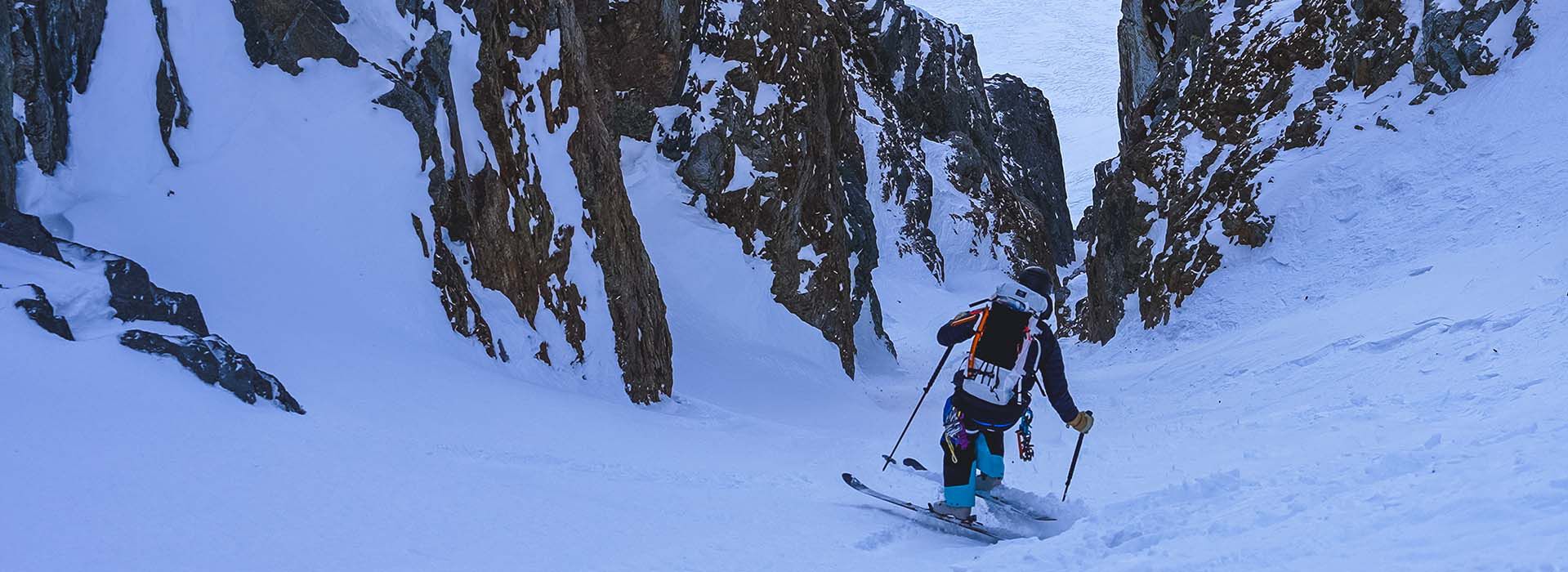Cody Townsend skiing