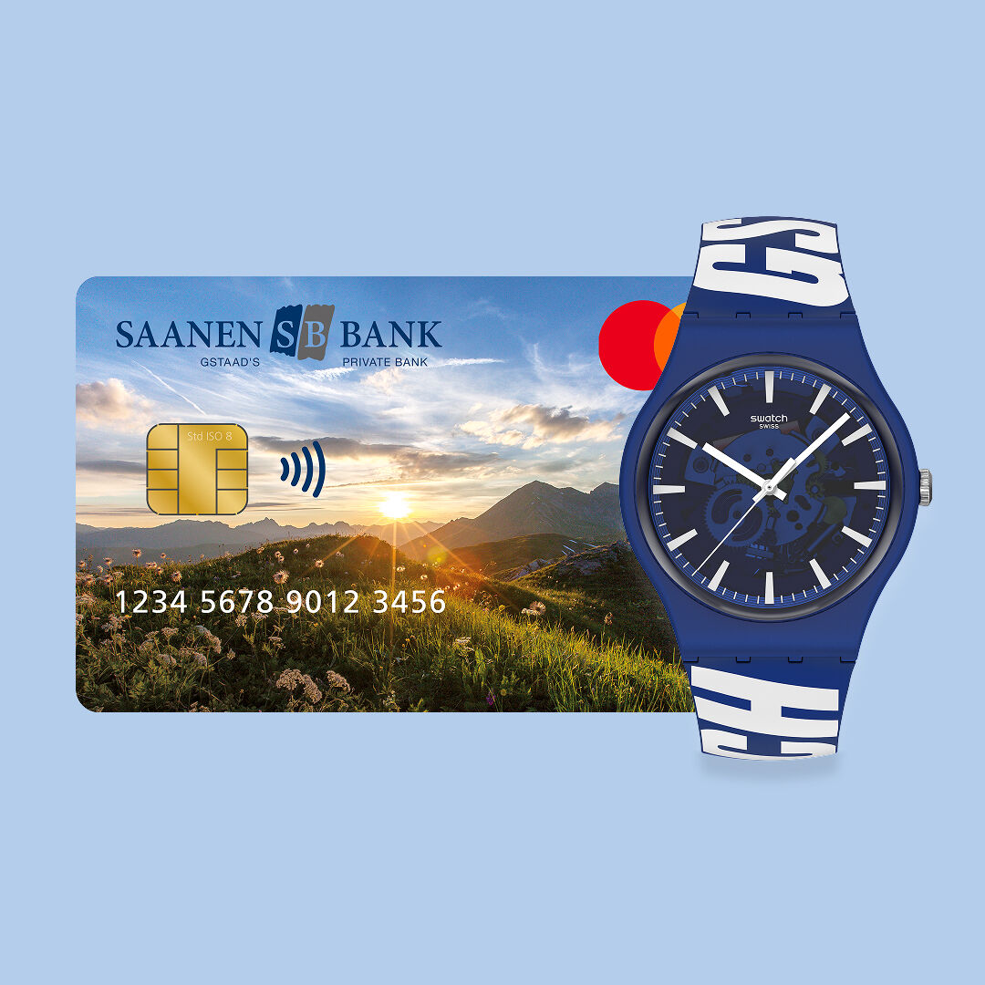 Swatch Pay with a Sannen Bank card