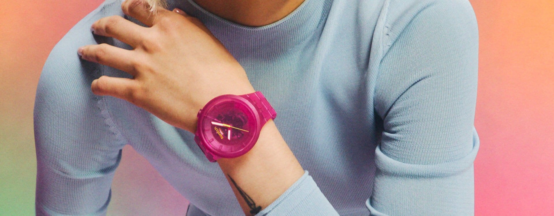 Pink watches Swatch