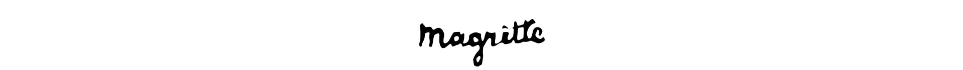 Magritte logo Magritte logo