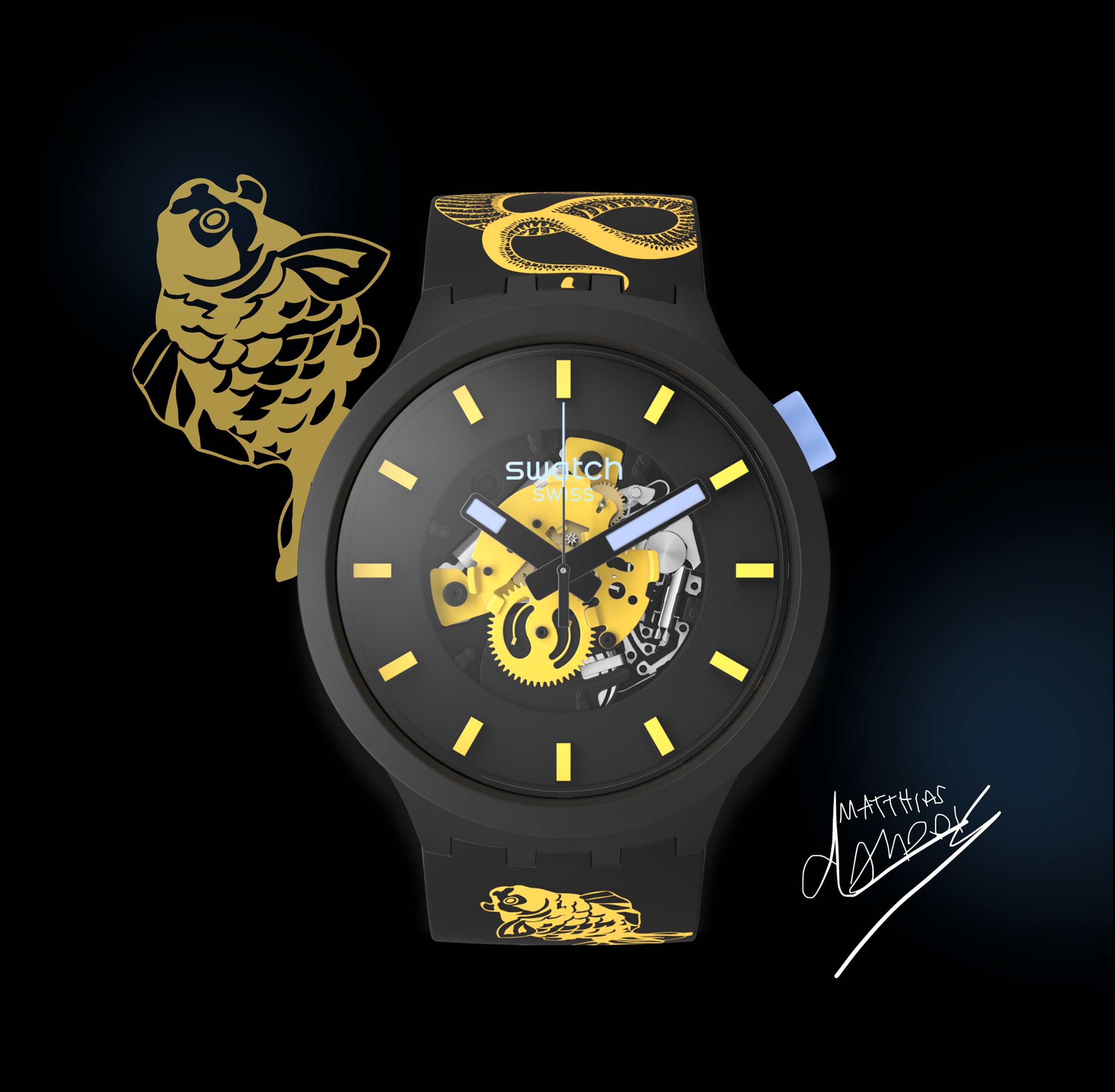 Montre geante swatch deals