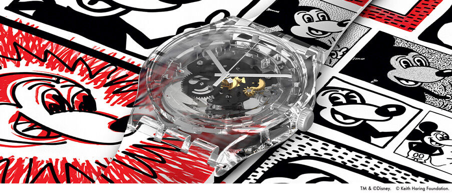 Disney keith haring discount swatch