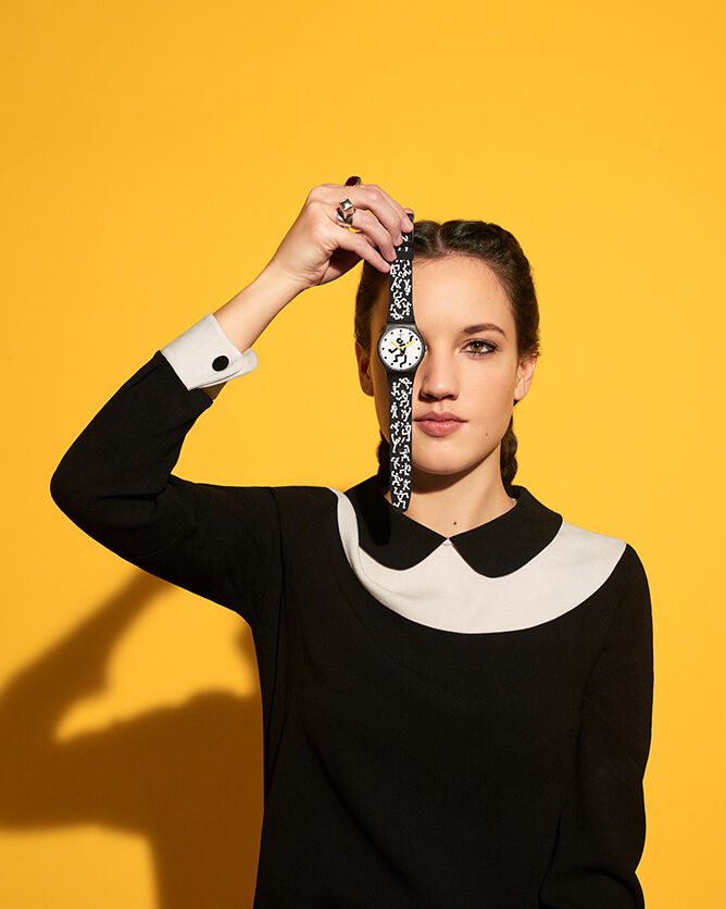 Swatch ZANAKA, designed by French singer-songwriter and musician Jain, 2017