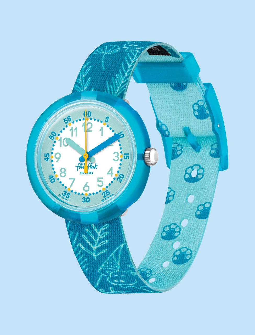 Flik Flak x Louvre Blue Hippo watch for kids