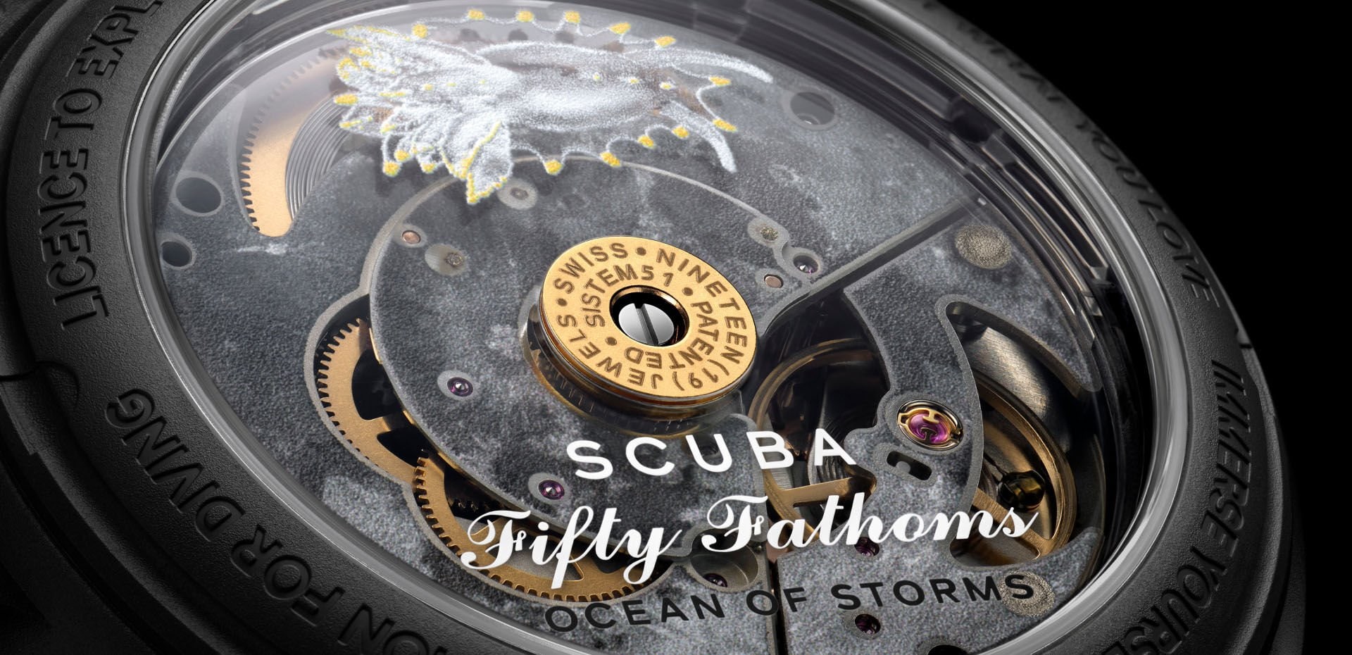 OCEAN OF STORMS - Bioceramic Scuba Fifty Fathoms Collection
