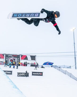 Snowboarding at Laax Open Snowboarding at Laax Open