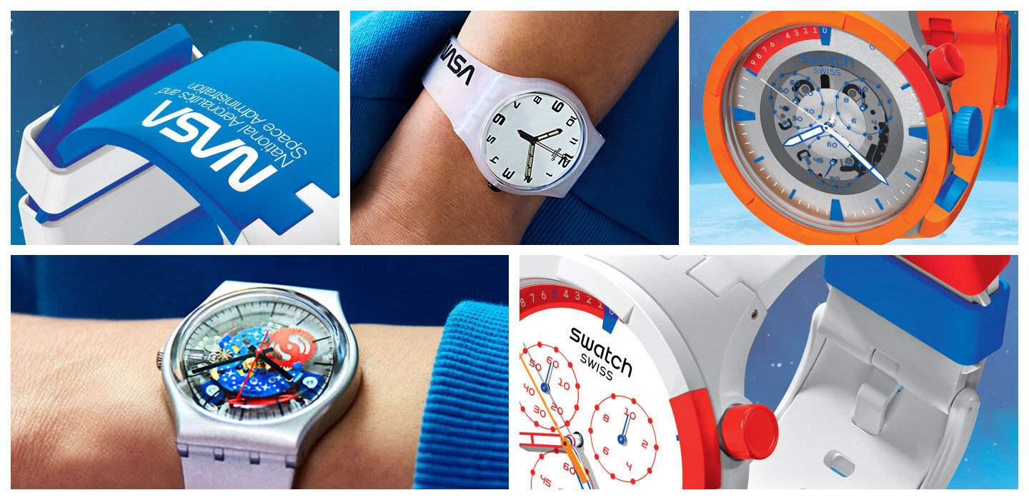 Swatch space top watch